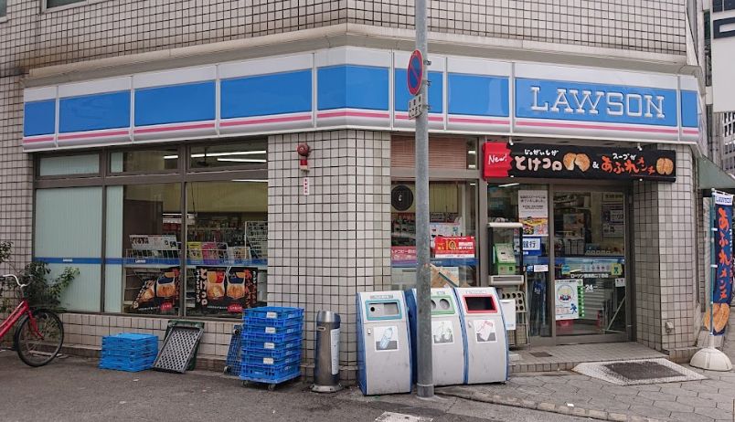 コンビニ　ローソン 敷津西二丁目店（コンビニ）まで86m