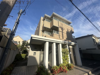建物外観　オートロック付きで外部からの出入りが無く安心です