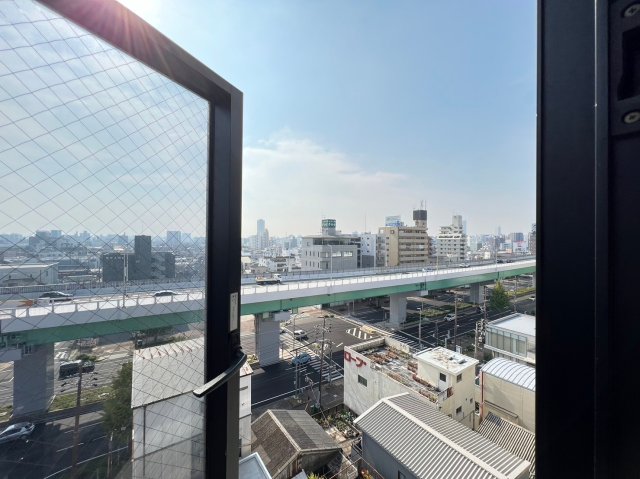 眺望　麦島建設本社ビル