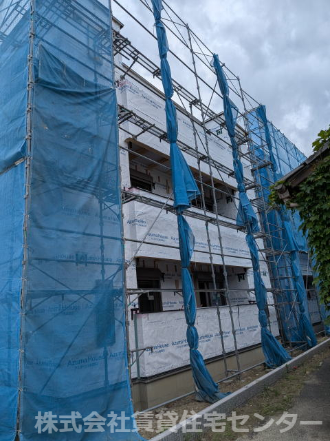 建物外観　建築中