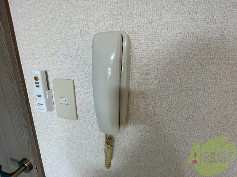 セキュリティ　インターホンで来客確認ができます。安心ですね。