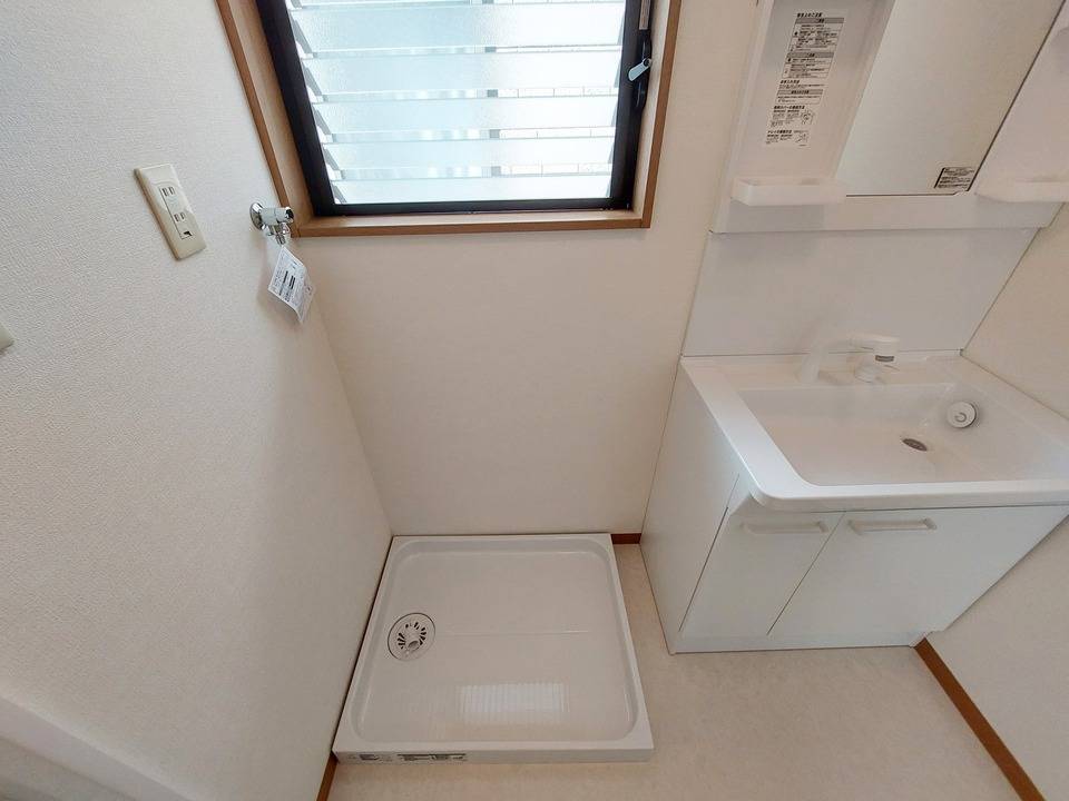 洗面設備　洗濯機置場