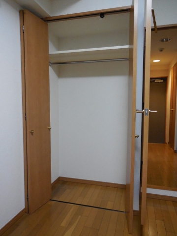 収納　クローゼット、一人暮らしには十分な大きさ