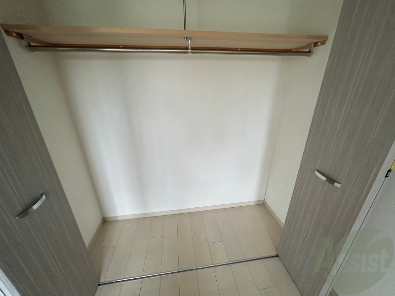 収納　洋室にあった収納。荷物がたくさんあっても大丈夫。