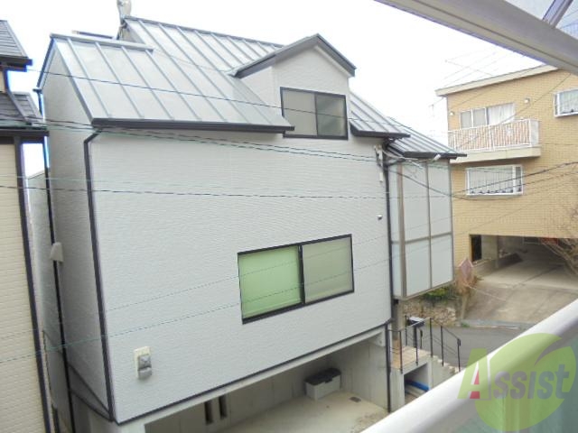 眺望　南向きなので日当たりがよくていいですよ。