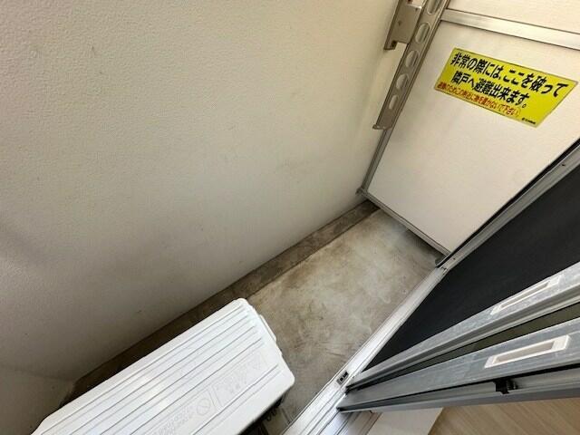 バルコニー　落ち着いた時間を過ごせるバルコニーです