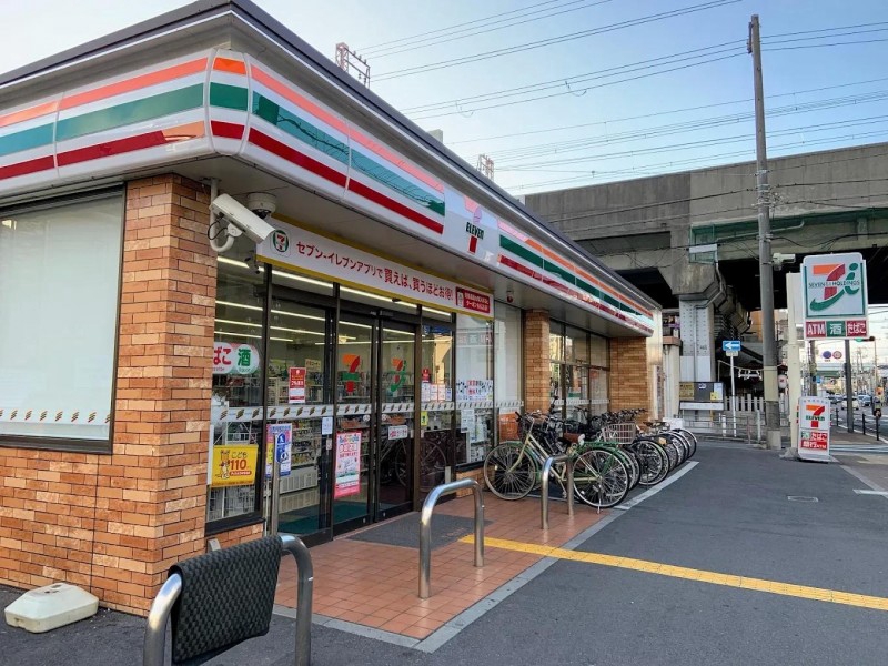 コンビニ　セブンイレブン 大阪住之江3丁目店（コンビニ）まで218m