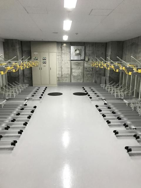 駐車場　駐輪場です。