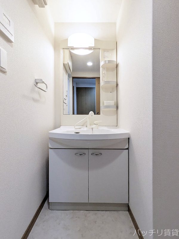 洗面設備　別号室タイプの為、現状を優先いたします