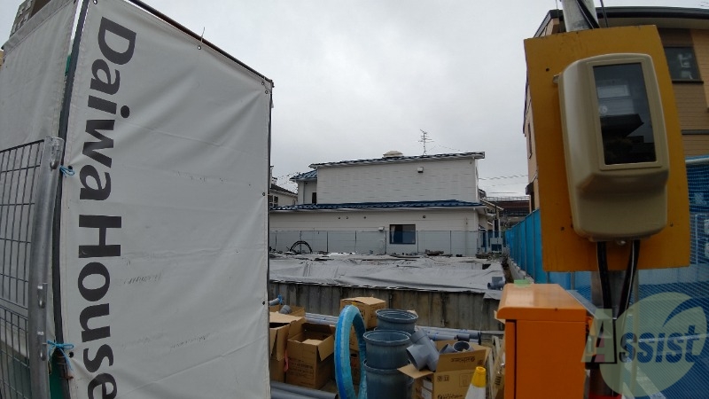 バス・シャワールーム　建設中