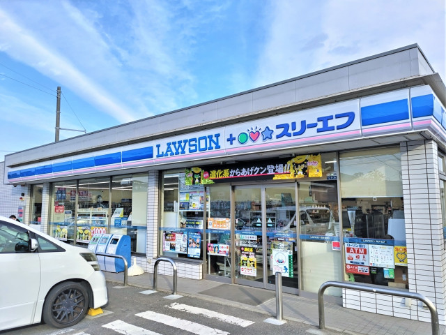コンビニ　ローソン・スリーエフ　市川堀之内五丁目店（コンビニ）まで450m