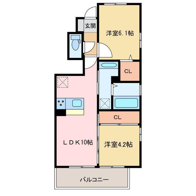 D-ROOMニシキの間取り写真