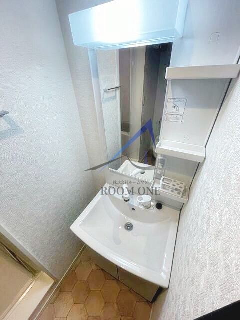 洗面設備　洗面台です。