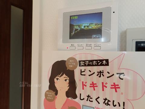 セキュリティ　カメラ付インターホン（イメージ）