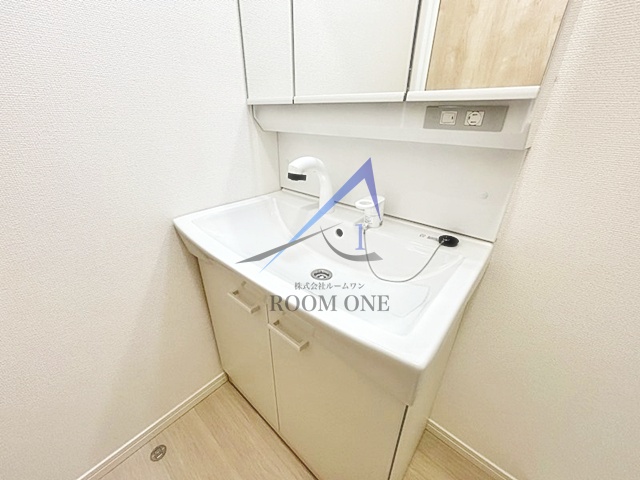 洗面設備　洗面台です。