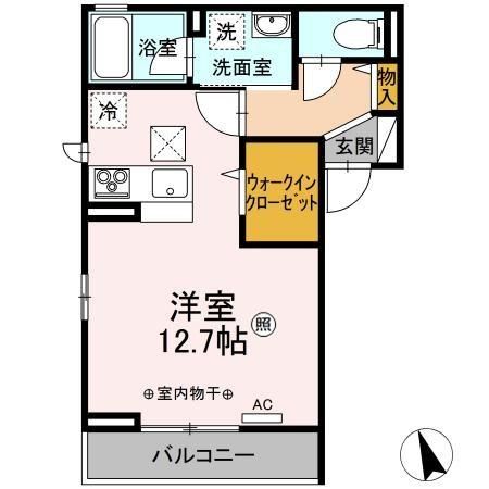 東北新幹線 小山駅 徒歩9分 3階建 築4年の間取り写真