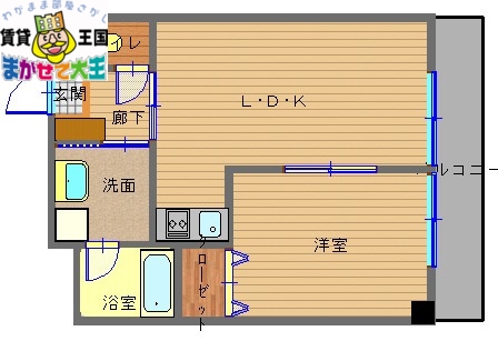 プラスパー築町の間取り写真