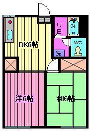 埼玉新都市交通伊奈線 鉄道博物館駅 徒歩2分 2階建 築39年の間取り写真