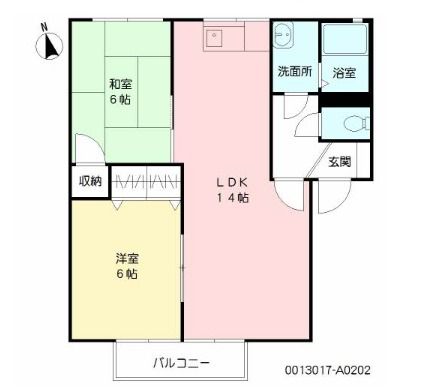 デュープレックス小池原Aの間取り写真