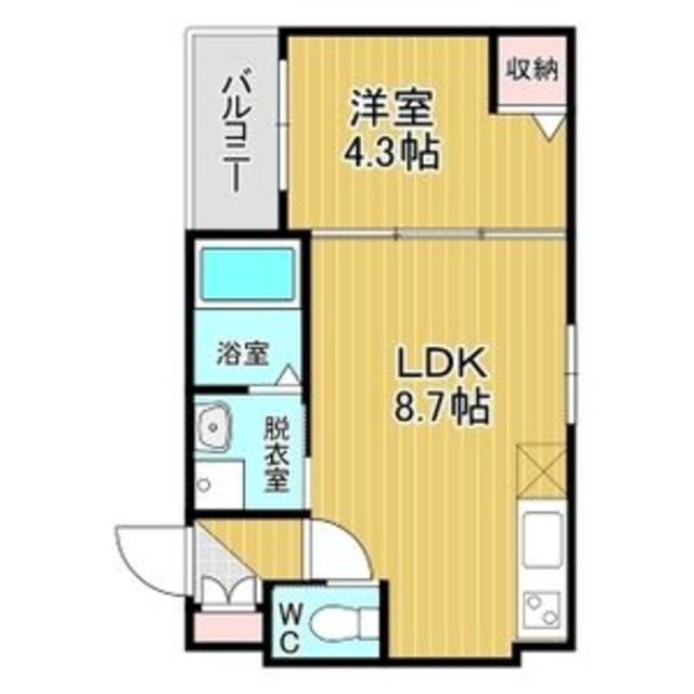 阪神本線 尼崎センタープール前駅 徒歩8分 3階建 新築の間取り写真