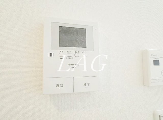 セキュリティ　モニター付きインターフォンです。