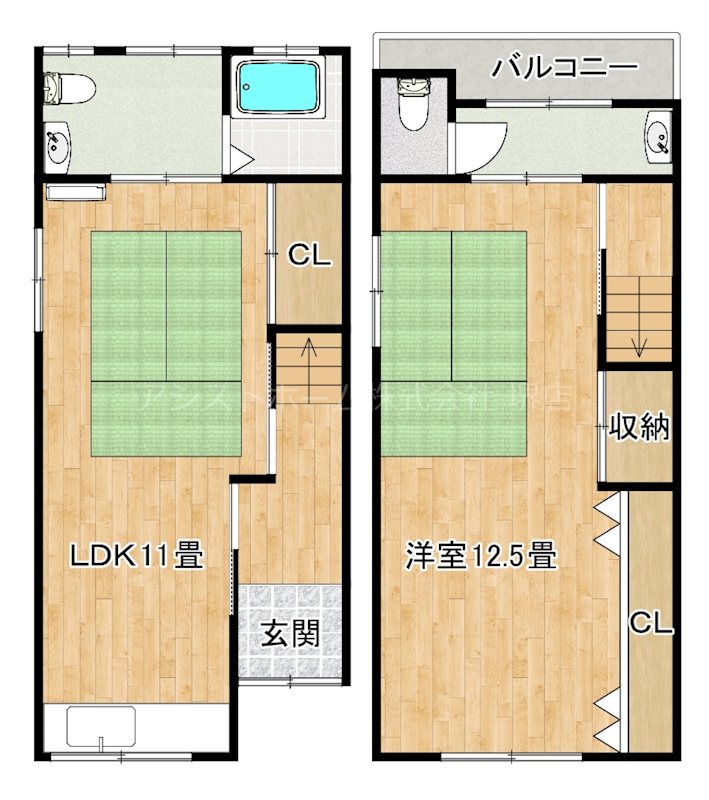 香ヶ丘戸建ての間取り写真