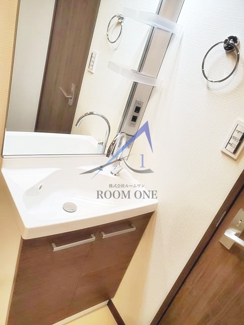 洗面設備　洗面台です。