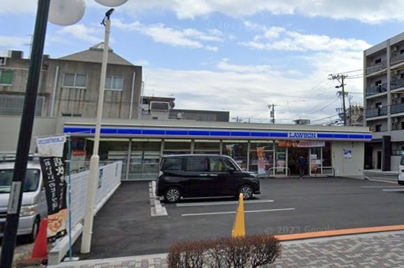 コンビニ　ローソン 静岡駒形通三丁目店（コンビニ）まで100m
