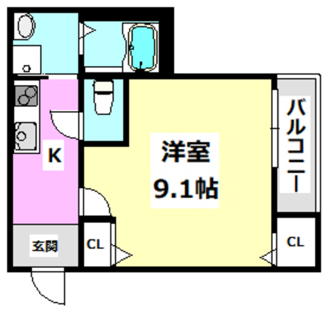 フジパレス千里丘東の間取り写真