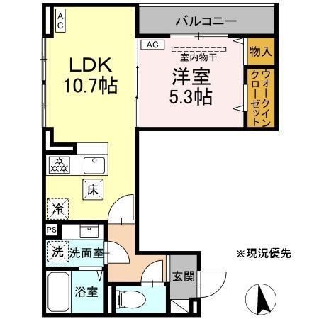 D’Bless横濱岸根公園IIの間取り写真