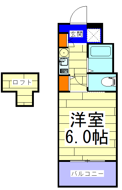 エステムコート大阪・中之島南の間取り写真