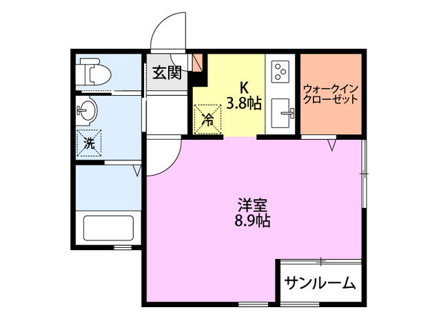 グランコート大学南の間取り写真
