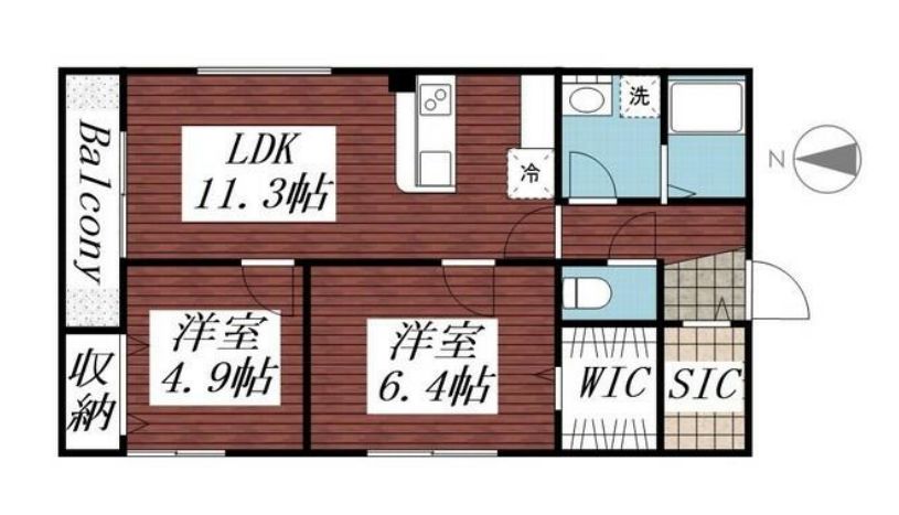 ISLA綱町の間取り写真