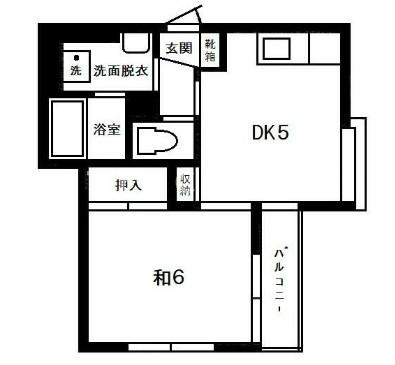 コスモプラザ富士見台の間取り写真