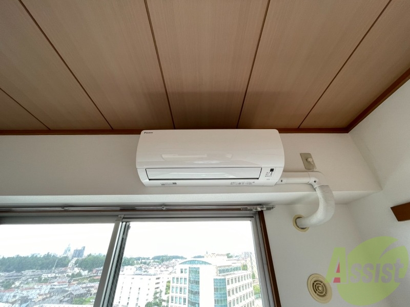 その他設備　エアコンが付いているので夏も冬も快適ですね～