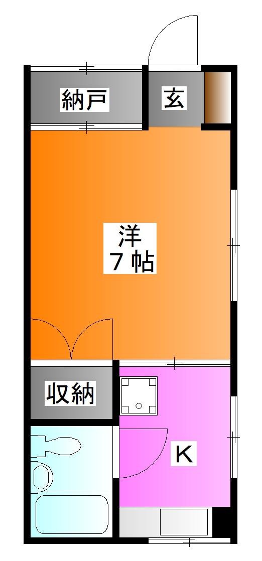 亀山ハウスの間取り写真
