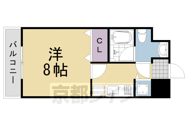 ＪＲ山陰本線 亀岡駅 徒歩2分 10階建 築20年の間取り写真
