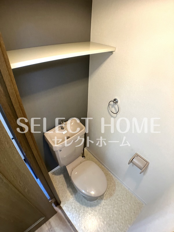 トイレ　ゆったりとした空間のトイレです