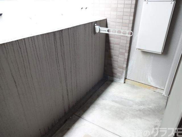 バルコニー　バルコニーもスッキリしています。
