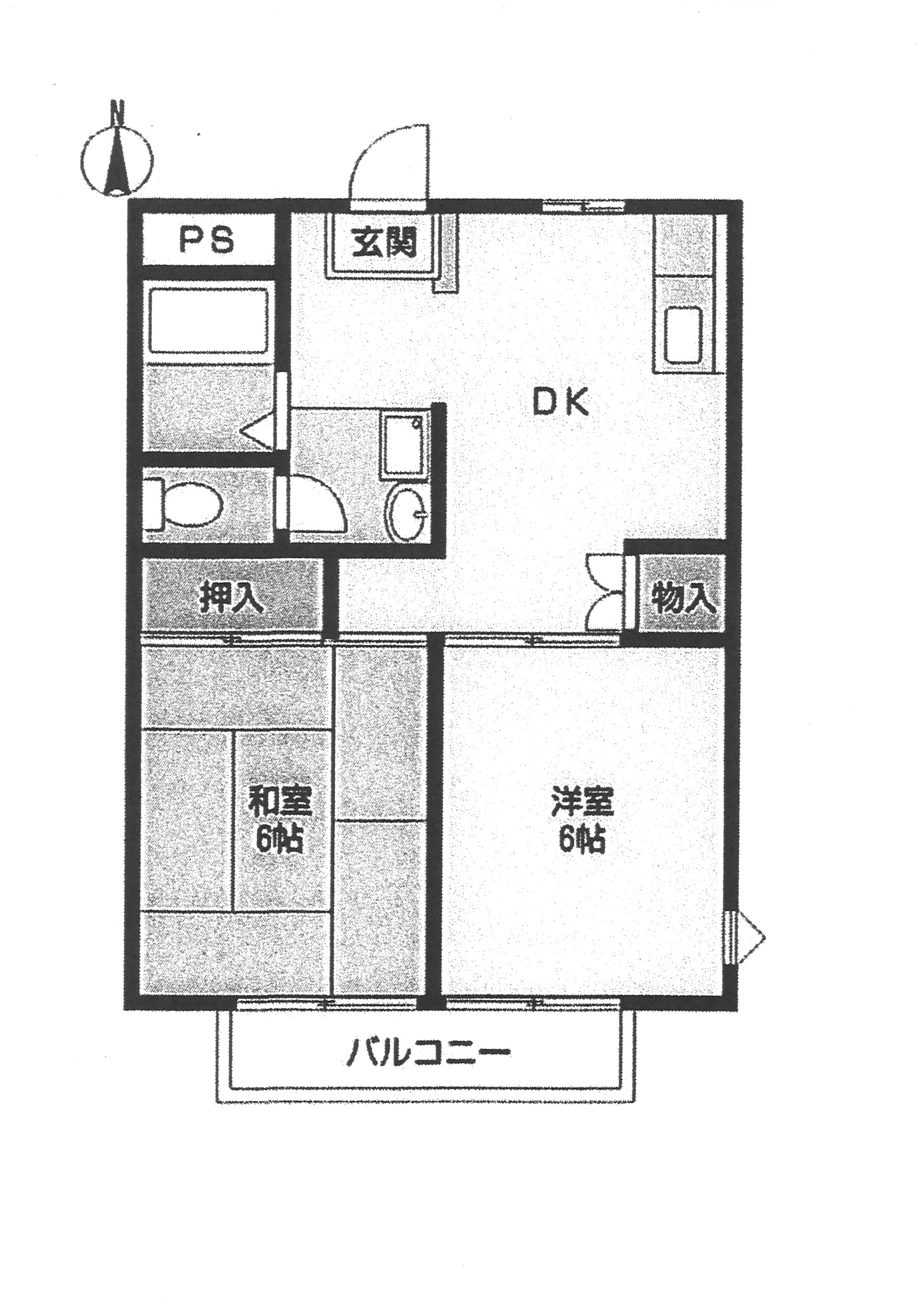 池田ハイツの間取り