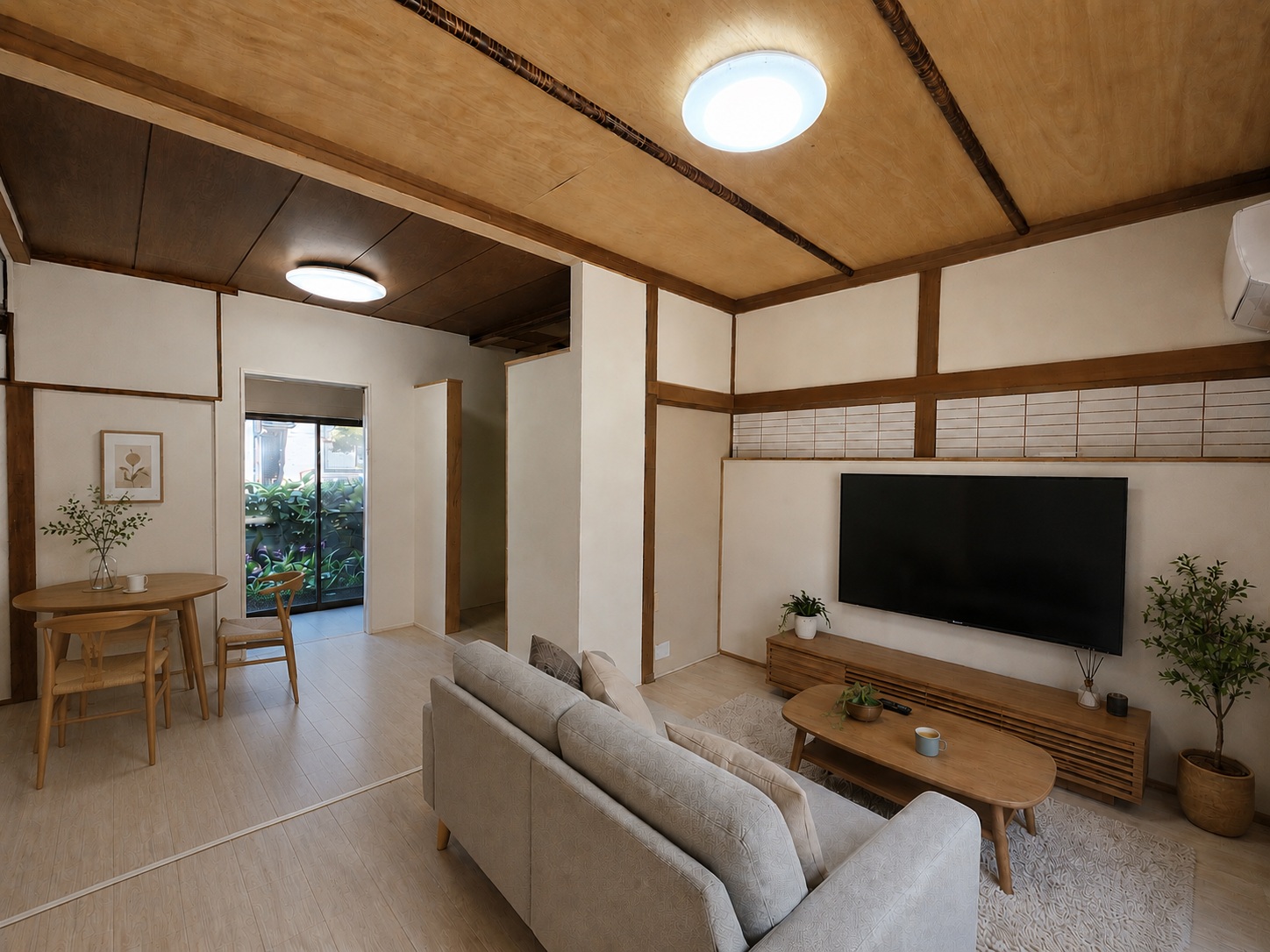 西堀通11番町貸家の居間写真