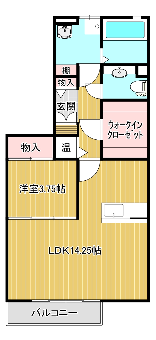 ロイヤルパレス上所IIの間取り