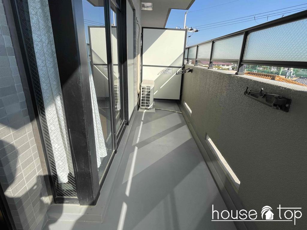 バルコニー　陽当り良好なバルコニー