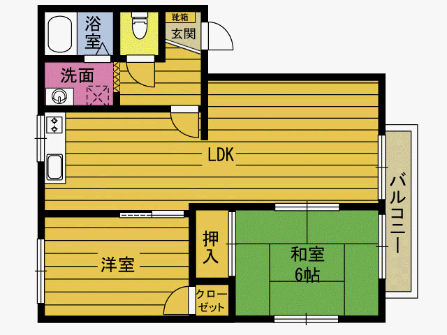 フレグランス木船の間取り