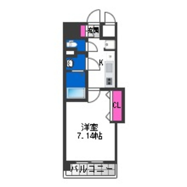 Luxe布施駅前の間取り