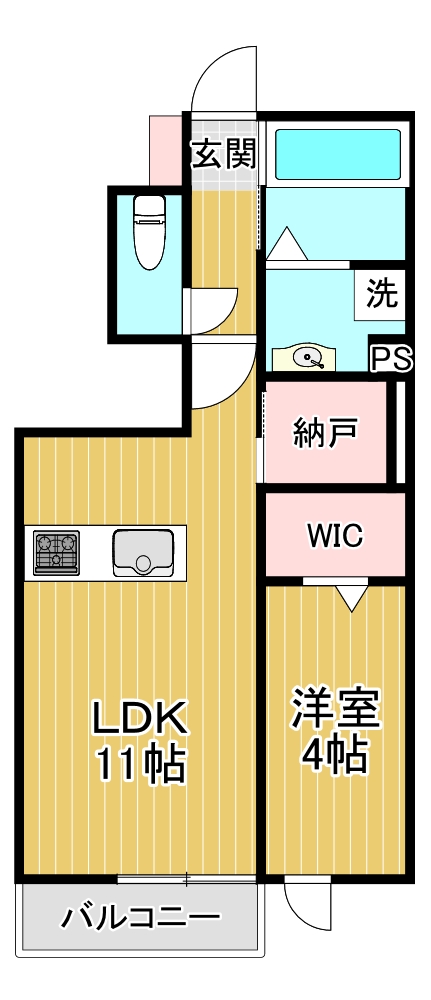 D-ROOM徳益駅前の間取り