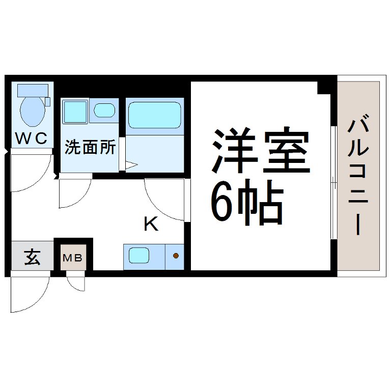 Cast courtの間取り写真