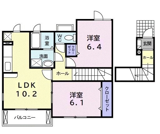 モデラートの間取り