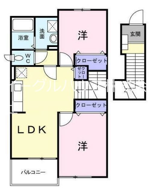 シーダーヒルズIの間取り