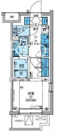 リヴシティ妙蓮寺の間取り